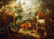 Roelant Savery Noah's Ark. painting